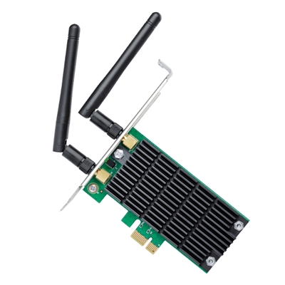 ADATTATORE PCI EXPRESS WI-FI AC1200  TP-LINK ARCHER T4E 300MBPS A 2.4GHZ + 867MBPS A 5GHZ  BEAMFORMING