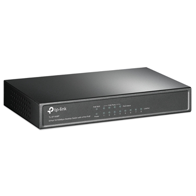 SWITCH 8P LAN 10/100M POE TP-LINK TL-SF1008P DESKTOP 4P POE-GARANZIA 3 ANNI-