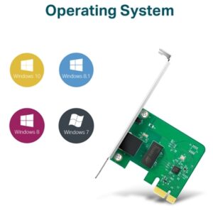 SCHEDA RETE PCI EXPRESS 10/100/1000M TP-LINK TG-3468 32BIT RTL8169SC RJ45 -GARANZIA 3 ANNI-