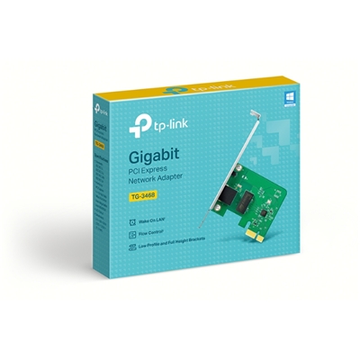 SCHEDA RETE PCI EXPRESS 10/100/1000M TP-LINK TG-3468 32BIT RTL8169SC RJ45 -GARANZIA 3 ANNI-