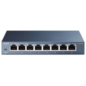 SWITCH 8P LAN GIGABIT TP-LINK TL-SG108 METAL SUPPORTS GMP SNOOPING