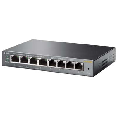 SWITCH 8P LAN GIGABIT TP-LINK TL-SG108PE EASY SMART 4P POE IGMP SNOOPING