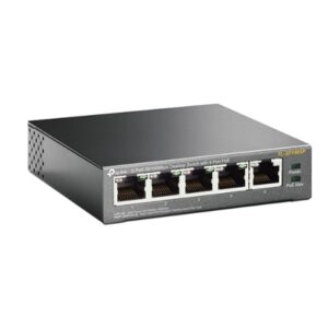 SWITCH 5P LAN 10/100M TP-LINK TL-SF1005P DESKTOP 4P POE FAST ETHERNET -GARANZIA A VITA