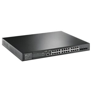 SWITCH 24P LAN GIGABIT POE+ - 4P 10GE SFP+ L2 TP-LINK SG3428XMP L2+- GARANZIA A VITA