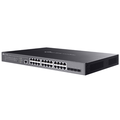 SWITCH 24P LAN GIGABIT E 4P 10GE SFP+ L2+ TP-LINK SG3428XMPP16P POE+ E 8P POE++- GARANZIA A VITA