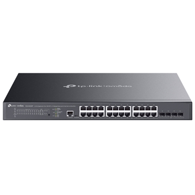 SWITCH 24P LAN GIGABIT E 4P 10GE SFP+ L2+ TP-LINK SG3428XMPP16P POE+ E 8P POE++- GARANZIA A VITA