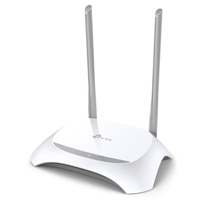 WIRELESS N ROUTER 300M TP-LINK TL-WR840N 4P 10/100M LAN 1P 10/100M WAN - 2ANT. GARANZIA 3 ANNI FINO:30/06