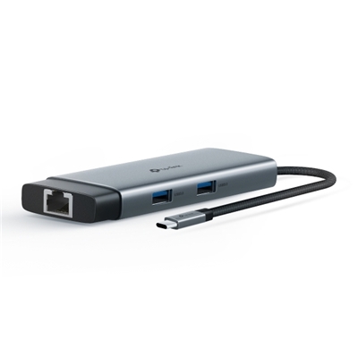 HUB USB TYPE-C6P TP-LINK UH6120C 1 CONN.USB-C 1P HDMI 4K 60HZ 1P USB-C PD 100W 1P RJ45 1000MBPS 2P USB-A 3.0 1P USB-C 3.0