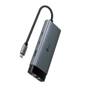 HUB USB TYPE-C6P TP-LINK UH6120C 1 CONN.USB-C 1P HDMI 4K 60HZ 1P USB-C PD 100W 1P RJ45 1000MBPS 2P USB-A 3.0 1P USB-C 3.0