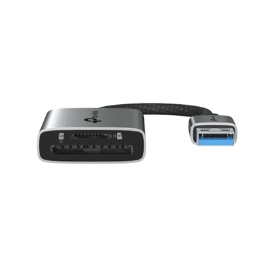 ADATTATORE USB3.0 TYPE-A PER SD E MICROSD TP-LINK UA430 - 1 CONN.USB-A 1P SD + 1P MICROSD (TF) FINO AL 200MBPS