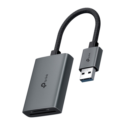 ADATTATORE USB3.0 TYPE-A PER SD E MICROSD TP-LINK UA430 - 1 CONN.USB-A 1P SD + 1P MICROSD (TF) FINO AL 200MBPS