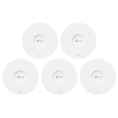 KIT WIRELESS N ACCESS POINT AX1800 DUALBAND TP-LINK EAP613(5-PACK)802.3AT POE 12V CC MU-MIMO 2 ANTENNEINT.(ADATT.NON INCL.)