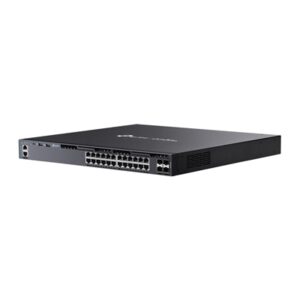 SWITCH 28P LIT TP-LINK SG6428XHP L3 24P GIGABIT POE+ RJ45 + 4P 10G SFP+- GARANZIA A VITA