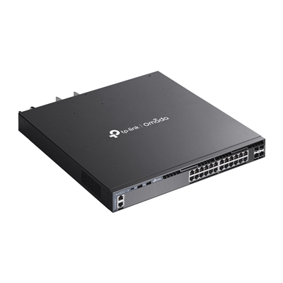 SWITCH 28P LIT TP-LINK SG6428XHP L3 24P GIGABIT POE+ RJ45 + 4P 10G SFP+- GARANZIA A VITA