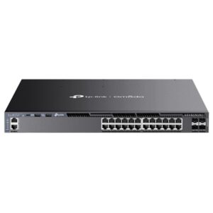 SWITCH 28P LIT TP-LINK SG6428XHP L3 24P GIGABIT POE+ RJ45 + 4P 10G SFP+- GARANZIA A VITA