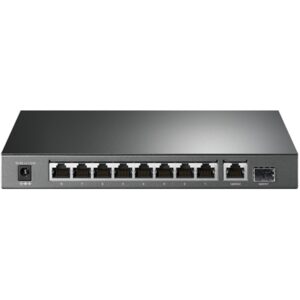 SWITCH 10P GIGABIT CON 8P POE+ TP-LINK TL-SG1210P 1P GIGABIT RJ45 1P GIGABIT SFP 802.3AT/AF - ALIM. POE 64W