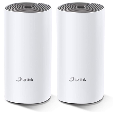 SISTEMA WI-FI MESH AC1200 WHOLE-HOME TP-LINK DECO E4(2-PACK) DUALBAND QUALCOMM2P 10/100 2 ANT.INT.-MU-MIMO