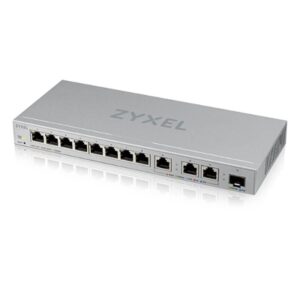 SWITCH 12P LAN GIGABIT ZYXELXGS1250-12-ZZ0102F 8P GIGABIT + 3P 10MGBE 1P SFP+ 10GBE EASY MANAG.X VLAN