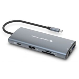 ADATTATORE HUB USB MULTIFUNZIONE 10IN1 CONCEPTRONIC DONN06G (NEW VERS.)3X USB-A GBPS 2X USB-C 5GBPS HDMI 100W PD