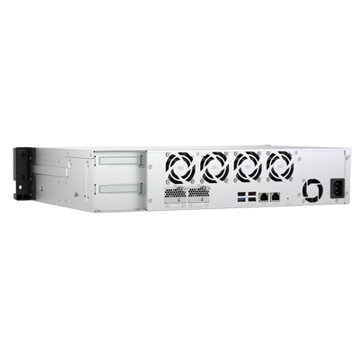 NAS QNAP TS-H1065EU-8G 8+2HD E1.S -NO HD- 2U SHORT-DEPTH 2PX2.5GBE -4P USB-8GB DDR5 SODIMM-CPU INTEL 4-CORE