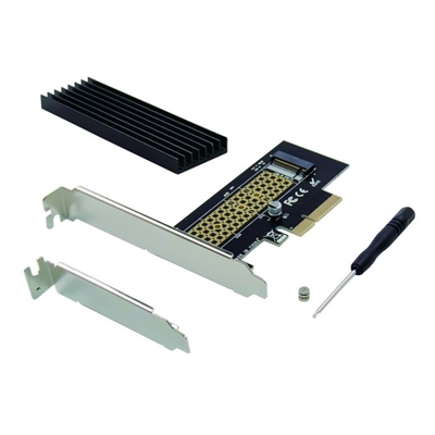 ADATTATORE PCIE SSD M.2 NVME  CONCEPTRONIC EMRICK05BS SUPPORTA PCIE GEN 3.0X4 SSD M.2 PCIE NVME