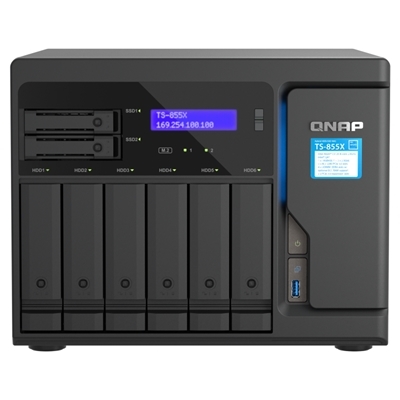 NAS QNAP TS-855X-8G 6+2HD 3