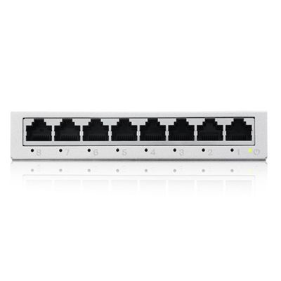 SWITCH 8P LAN GIGABIT ZYXEL GS-108BV5-EU0101FV5 AUTO MDI/MDI-X -GARANZIA 5 ANNI-