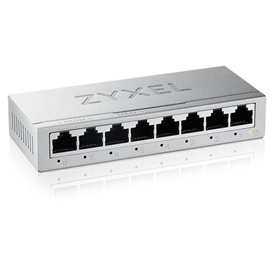 SWITCH 8P LAN GIGABIT ZYXEL GS-108BV5-EU0101FV5 AUTO MDI/MDI-X -GARANZIA 5 ANNI-