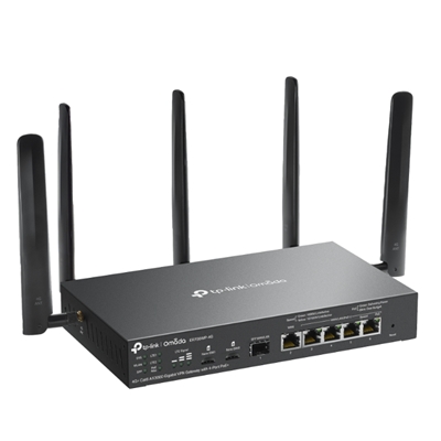 GATEWAY VPN GIBABIT OMADA 4G+ AX3000 TP-LINK ER706WP-4G 1P GIGA RJ45 WAN+4P GIGA WAN/LAN-1P GIGA SFP WAN/LAN 2 SLOT NANO SIM