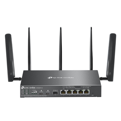 GATEWAY VPN GIBABIT OMADA 4G+ AX3000 TP-LINK ER706WP-4G 1P GIGA RJ45 WAN+4P GIGA WAN/LAN-1P GIGA SFP WAN/LAN 2 SLOT NANO SIM