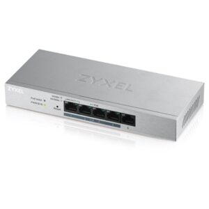 SWITCH 5P LAN GIGABIT ZYXELGS1200-5HP-EU0101F/GS1200-5HPV2-EU0101FUNMANAGED PLUS (4P POE