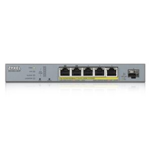 SWITCH 5P LAN GIGABIT POE ZYXEL GS1350-6HP-EU0101F NEBULAFLEX MANAGED X CCTV - 1P SFP-1Y SERV.NEBULAPRO FINO:14/06
