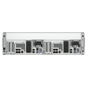 NAS QNAP ES1686DC-R2-2123IT-64G 16HD 2.5/3.5SAS 123GBPS 3U 64GB DDR4 3P GIGABIT LAN 4P 10G-BE SFP+ CPU 4-CORE 2.2GHZ