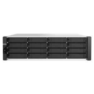 NAS QNAP ES1686DC-R2-2123IT-64G 16HD 2.5/3.5SAS 123GBPS 3U 64GB DDR4 3P GIGABIT LAN 4P 10G-BE SFP+ CPU 4-CORE 2.2GHZ