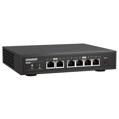 SWITCH QNAP QSW-2104-2T 2P 10GBE RJ45 +5P 2.5GBE RJ45 - UNMANAGED SWITCH
