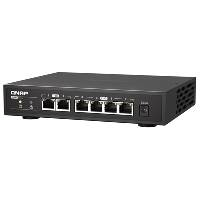 SWITCH QNAP QSW-2104-2T 2P 10GBE RJ45 +5P 2.5GBE RJ45 – UNMANAGED SWITCH