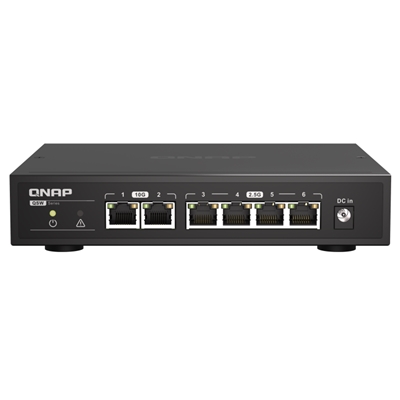 SWITCH QNAP QSW-2104-2T 2P 10GBE RJ45 +5P 2.5GBE RJ45 - UNMANAGED SWITCH