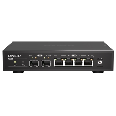 SWITCH QNAP QSW-2104-2S 2P 10GBE SFP+ 5P 2.5GBE RJ45 – UNMANAGED SWITCH