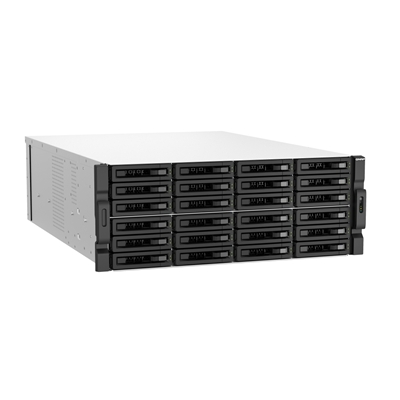 NAS QNAP TS-H3087XU-RP-E2378-64G 30HD -NO HD- 4U 2X2.5GBE - 2X10GBASET 4P USB-64GB UDIMM DDR4 ECC-XEON E-2378 2.6GHZ-GAR.5Y