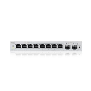 SWITCH 10P ZYXEL GS1200-10V3-EU0101F 8P GIGABIT+2P SFP GBE EASY MANAGEMENT PER VLAN QOS - DESIGN SENZA VENTOLE DESKTOP