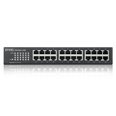 SWITCH 24P LAN GIGABIT ZYXEL GS1100-24E-EU0103F SWITCH UNMANAGED