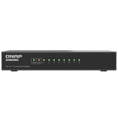 SWITCH QNAP QSW-1108-8T-R2 8P 2.5GBPS