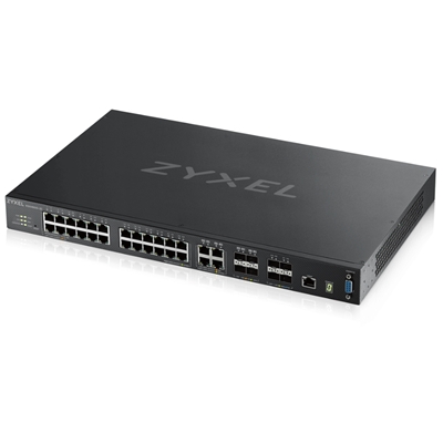 SWITCH 24P LAN GIGABIT + 4P 10G SFP+ ZYXEL XGS4600-32-ZZ0102F MANAGED L3 -RACK