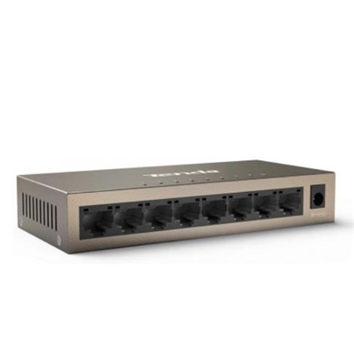 SWITCH8P LAN FULL GIGABIT TENDA TEG1008M DESKTOP UNMANAGED SUPP.AUTOPOLARIT+Ç SU OGNI PORTA - GARANZIA 3 ANNI-