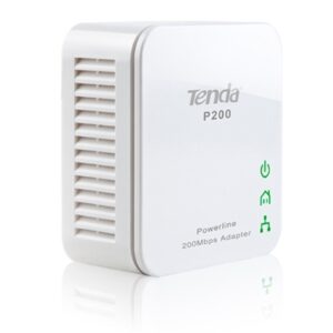 POWERLINE 200M TENDA P200 KIT- MINI -STARTER KIT CONF.2PZ - PULS.SYNCH PER MESSA IN SIC.RETE(AES 128BIT) - GARANZIA 3 ANNI