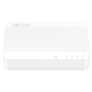 SWITCH 5P LAN 10/100M TENDA S105 DESKTOP - SUPP.AUTOPOLARIT+Ç SU OGNI PORTA - GARANZIA 3 ANNI-
