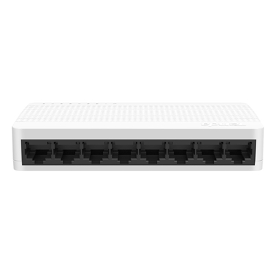 SWITCH 8P LAN 10/100M TENDA S108 DESKTOP - SUPP.AUTOPOLARIT+Ç SU OGNI PORTA - GARANZIA 3 ANNI-