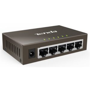 SWITCH 5P LAN GIGABIT TENDA TEG1005D DESKTOP SUPP.AUTOPOLARIT+Ç SU OGNI PORTA - GARANZIA 3 ANNI-