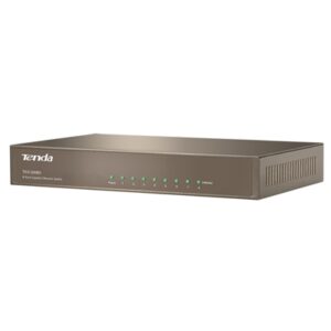 SWITCH 8P LAN GIGABIT TENDA TEG1008D DESKTOP SUPP.AUTOPOLARIT+Ç SU OGNI PORTA - GARANZIA 3 ANNI-