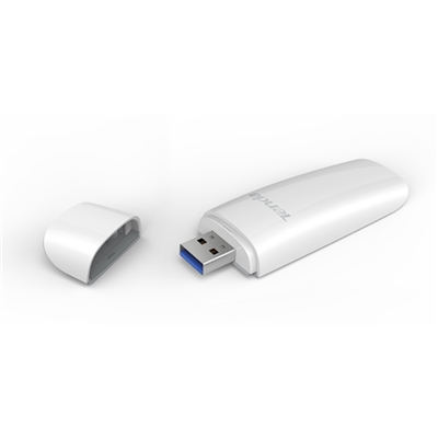 ADATTATORE WIRELESS AC1300 DUALBAND USB TENDA U12 CONNETTORE USB3.0 - GARANZIA 3 ANNI-